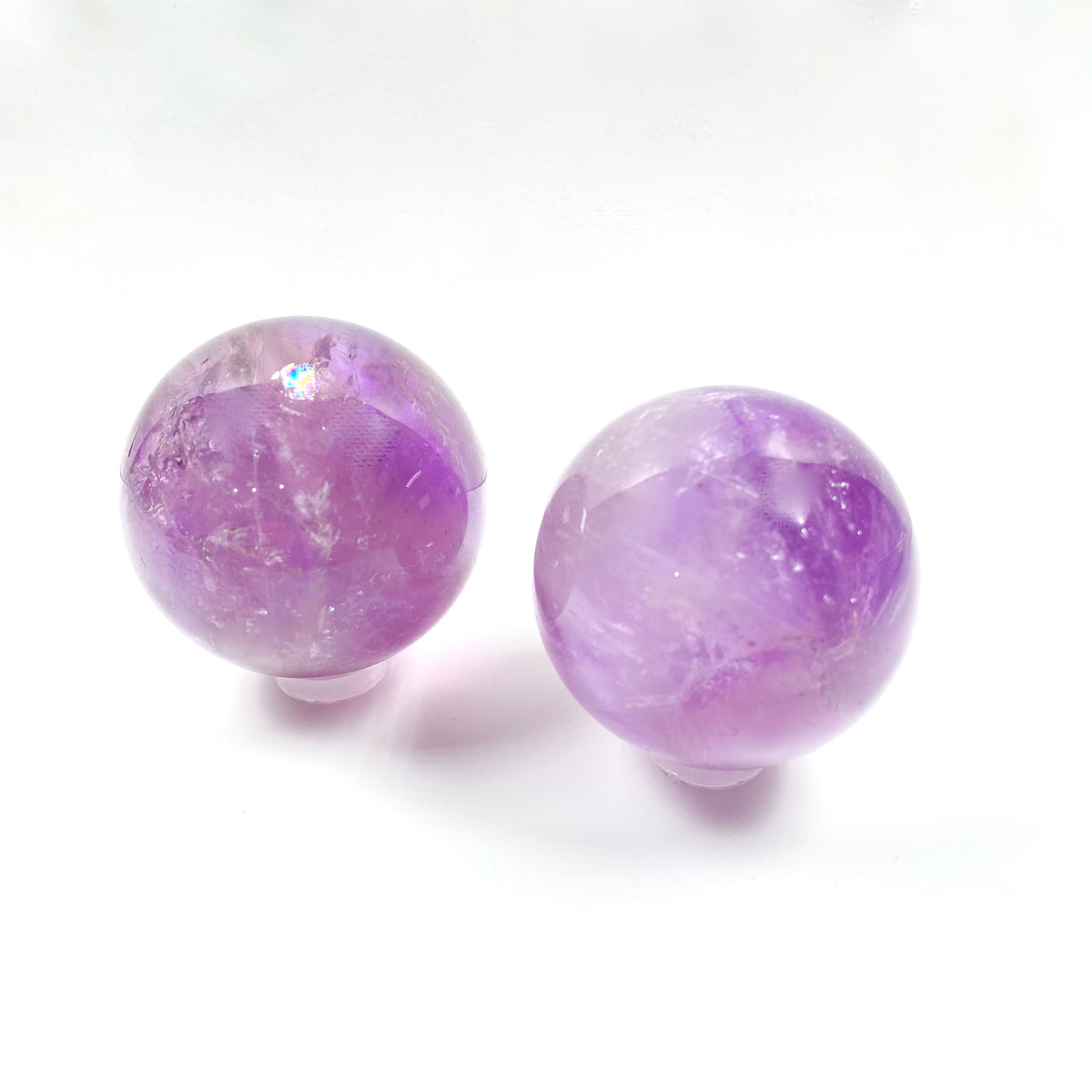 Amethyst Light Purple Sphere