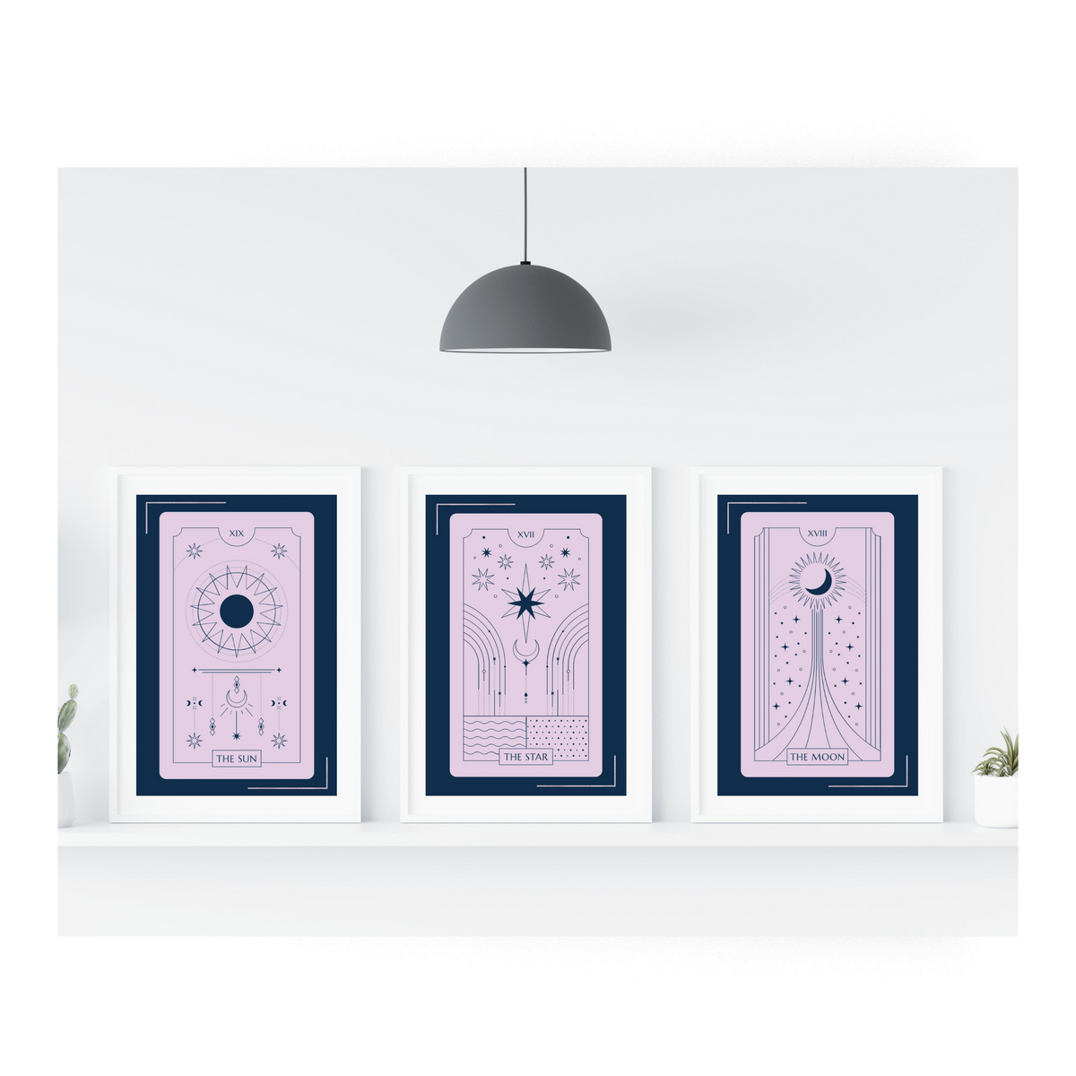 The Sun Within — Rose & Blue