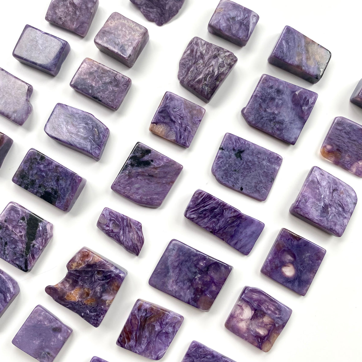 Charoite Square Mini | Set of 3