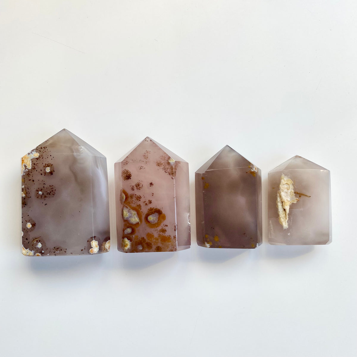 Agate Druzy Geode Tower