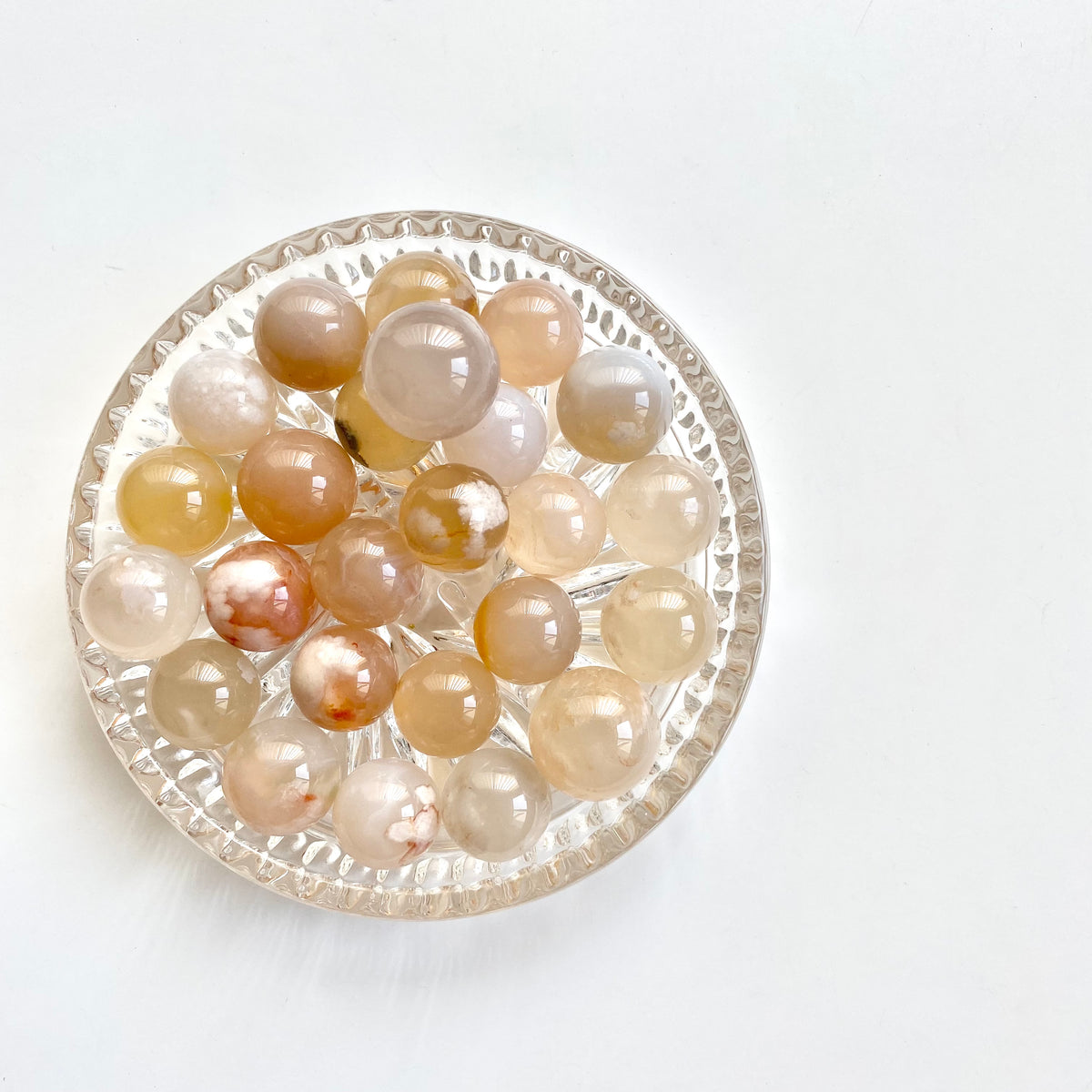 Flower Agate Sphere Mini