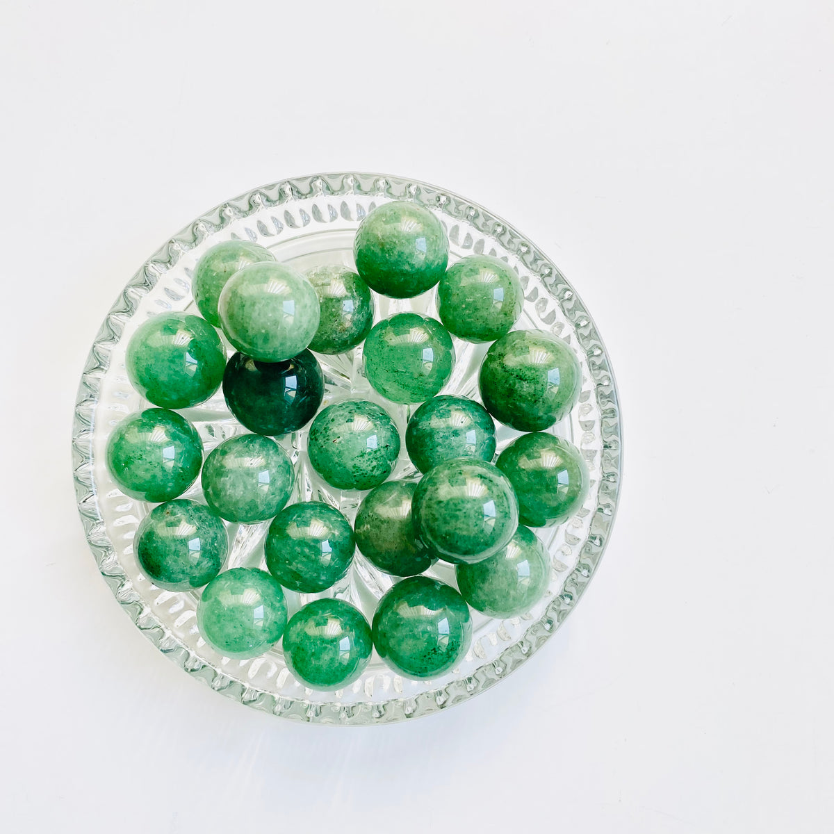 Green Strawberry Quartz Sphere Mini