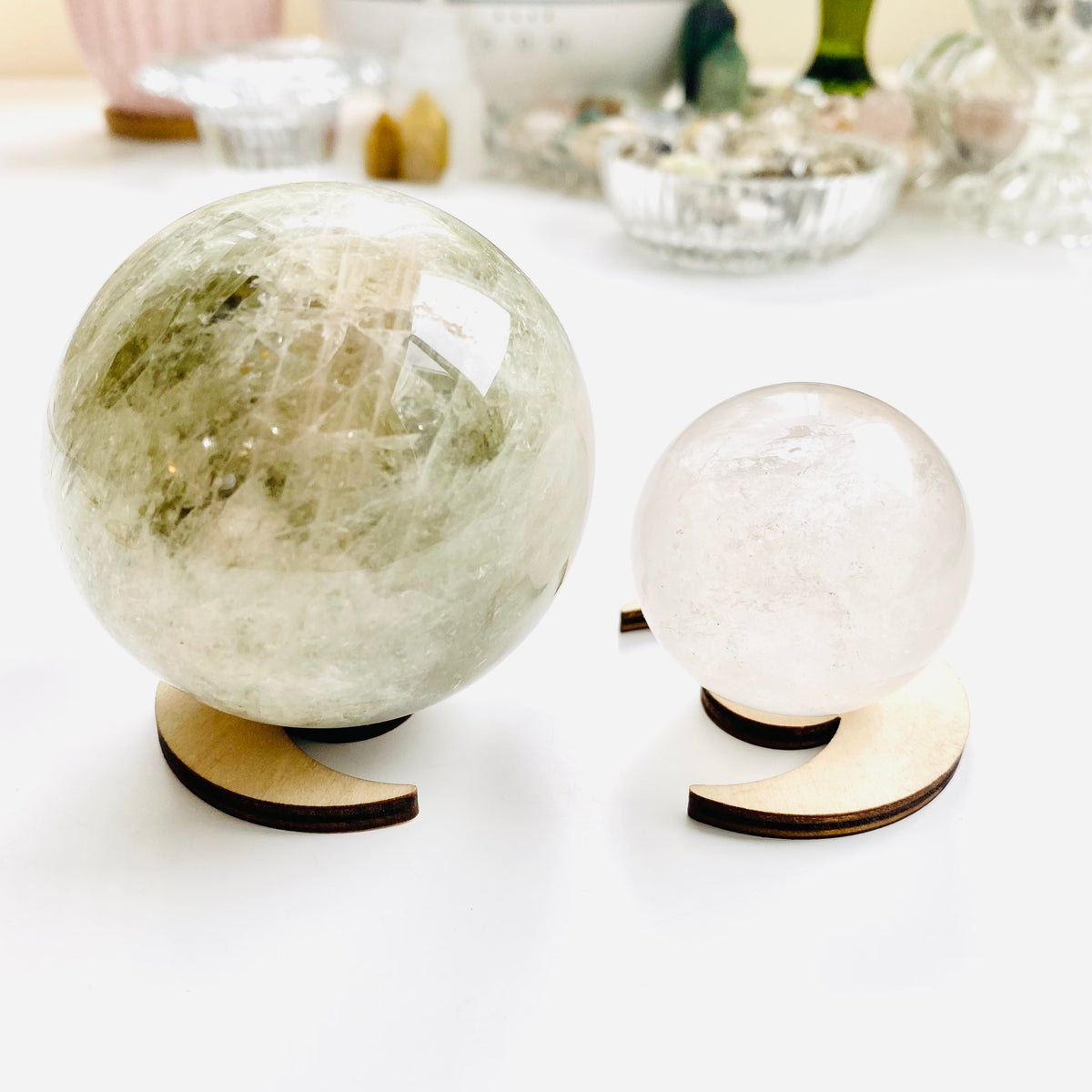 Wooden Sphere Stand
