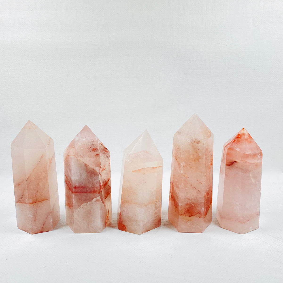 Hematoid Fire Quartz Small Tower