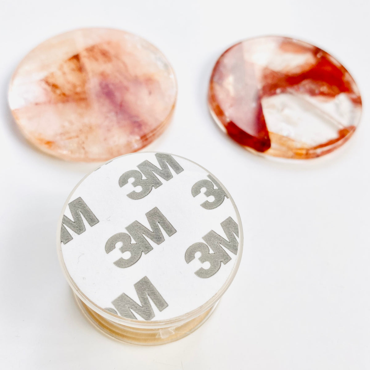 Hematoid Fire Quartz Disc