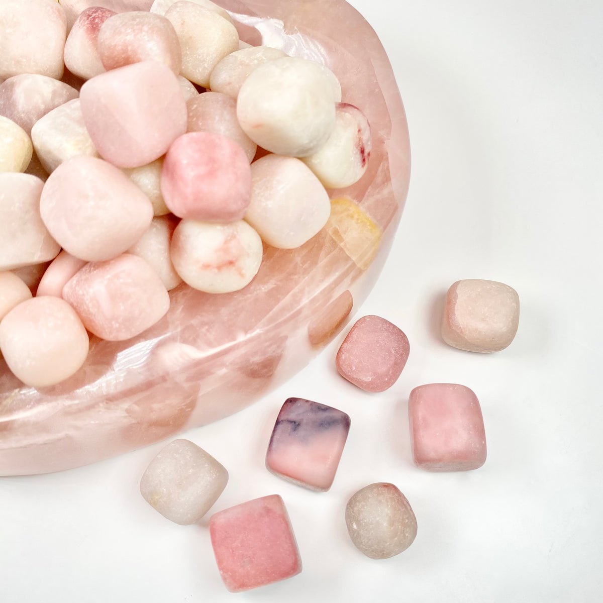 Pink Opal Cube