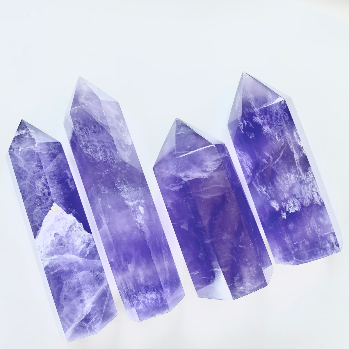 Indigo Purple Fluorite Tower