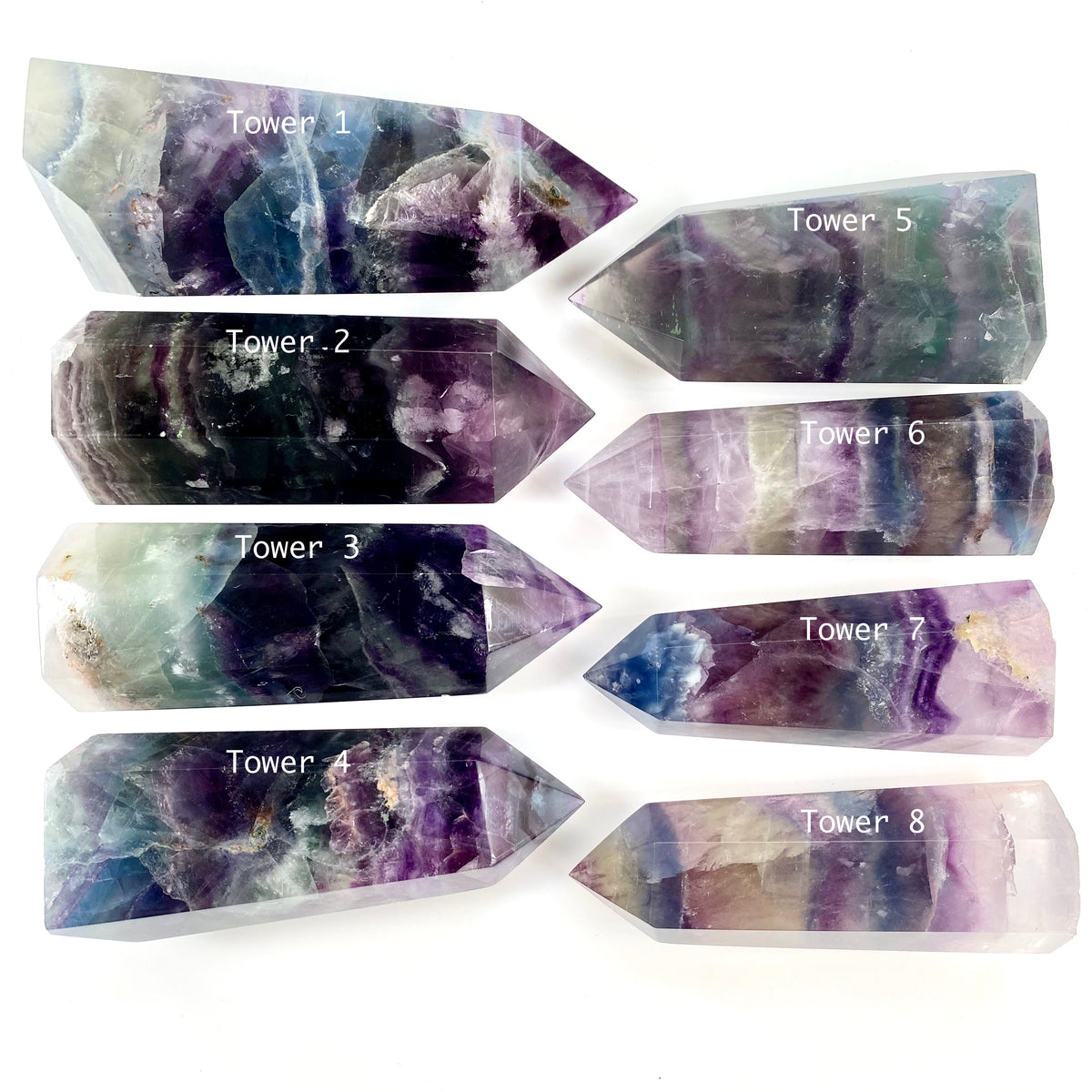 Rainbow Fluorite Tower