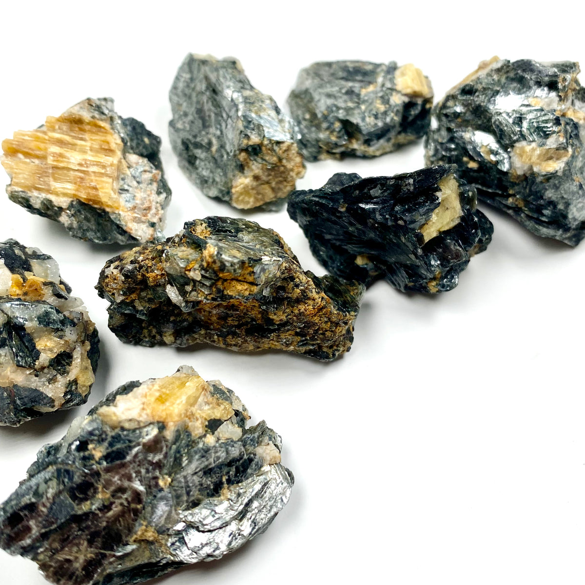 Topaz and Black Mica Quartz