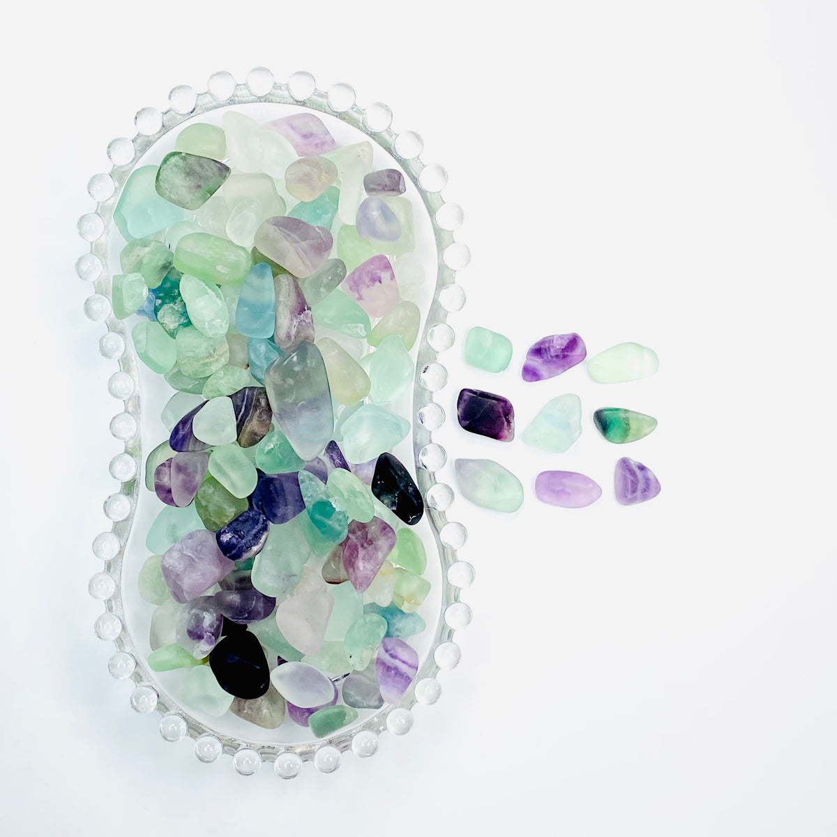 Colorful Rainbow Fluorite Mini | Bag
