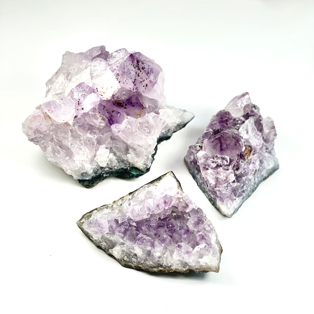 Lavender Amethyst Clusters