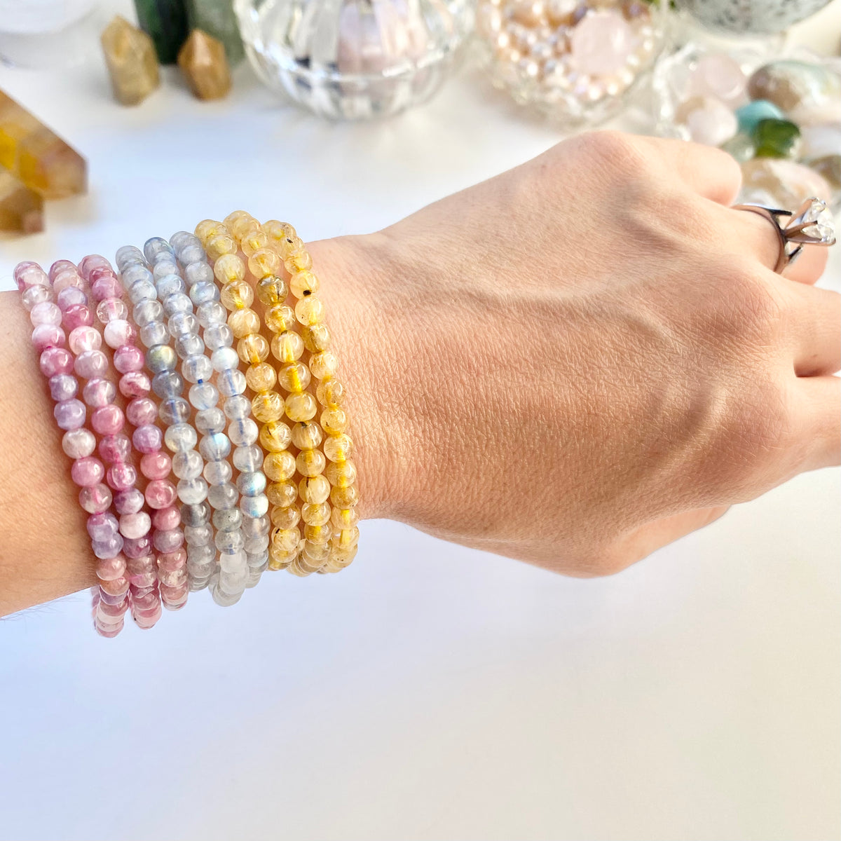 Three Ring Wrap Bracelet