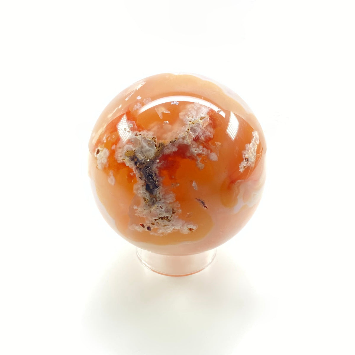 Flower Agate Sphere