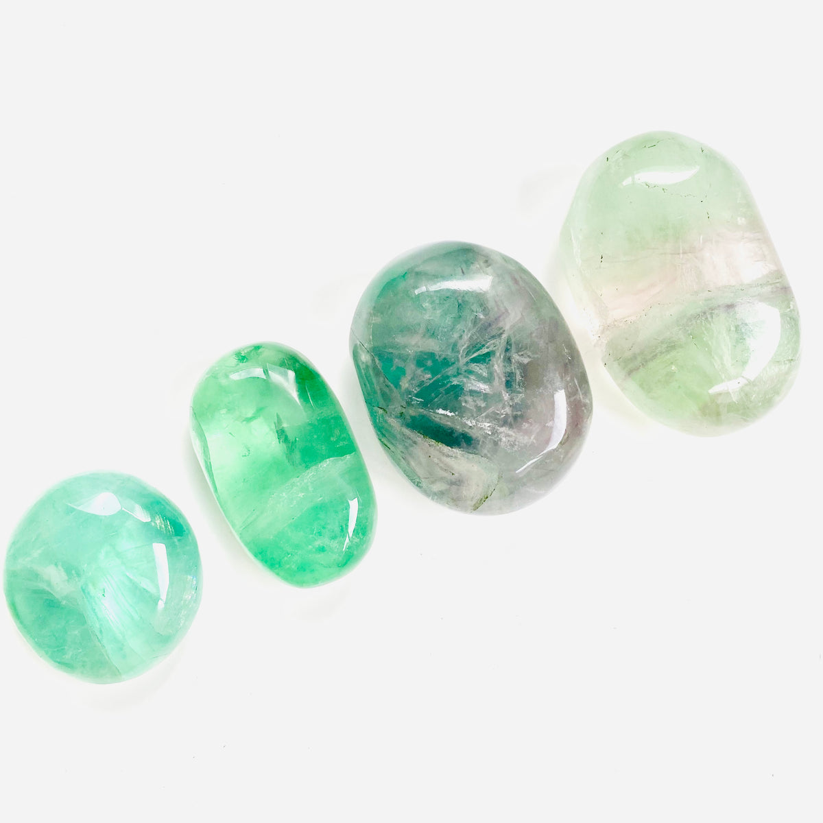 Purple | Green Fluorite Palm Stone