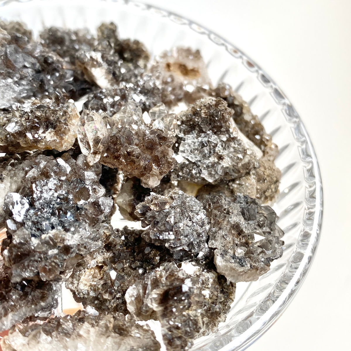 Herkimer Druzy Cluster Mini | Set