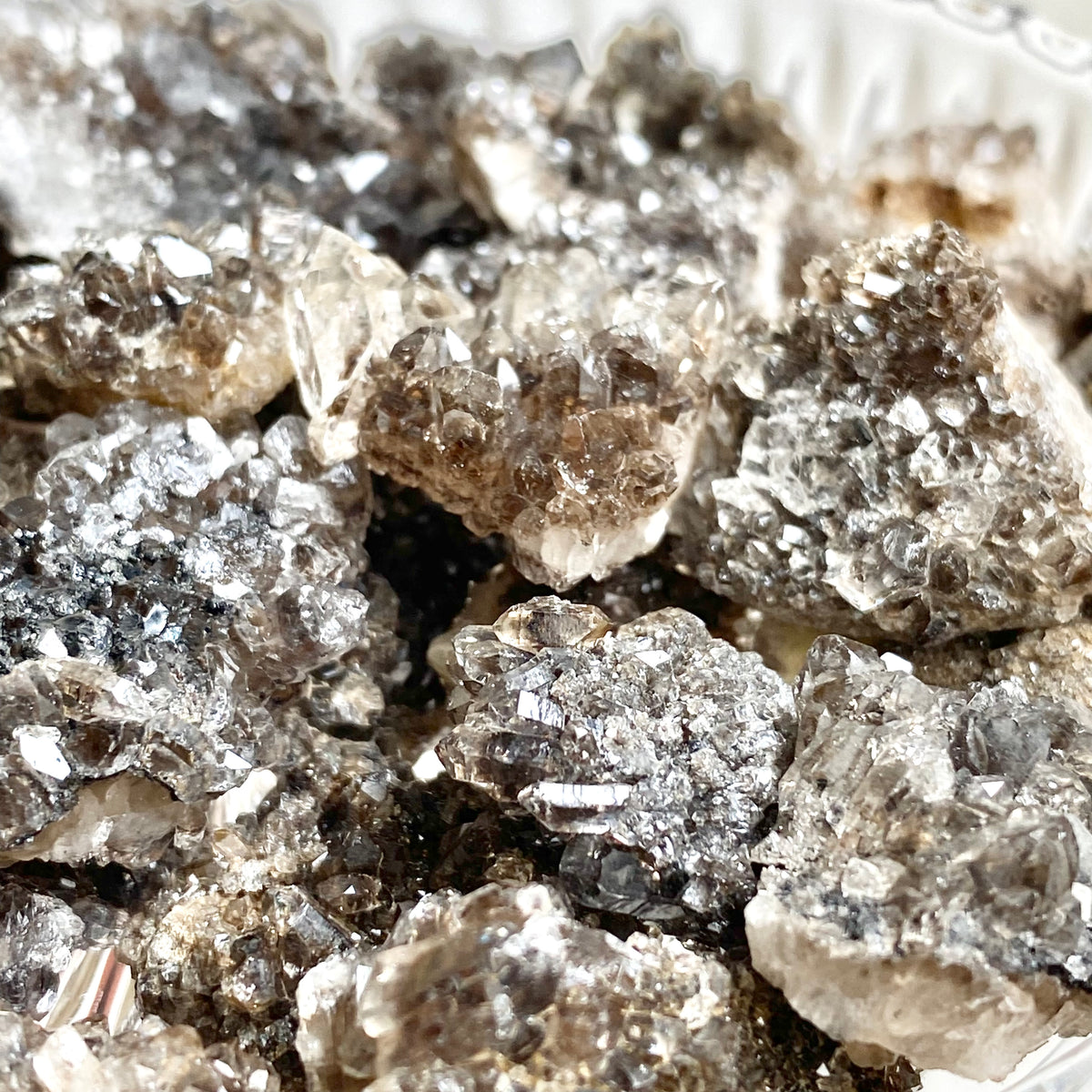 Herkimer Druzy Cluster Mini | Set