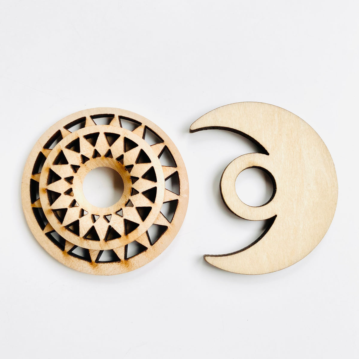 Wooden Sphere Stand