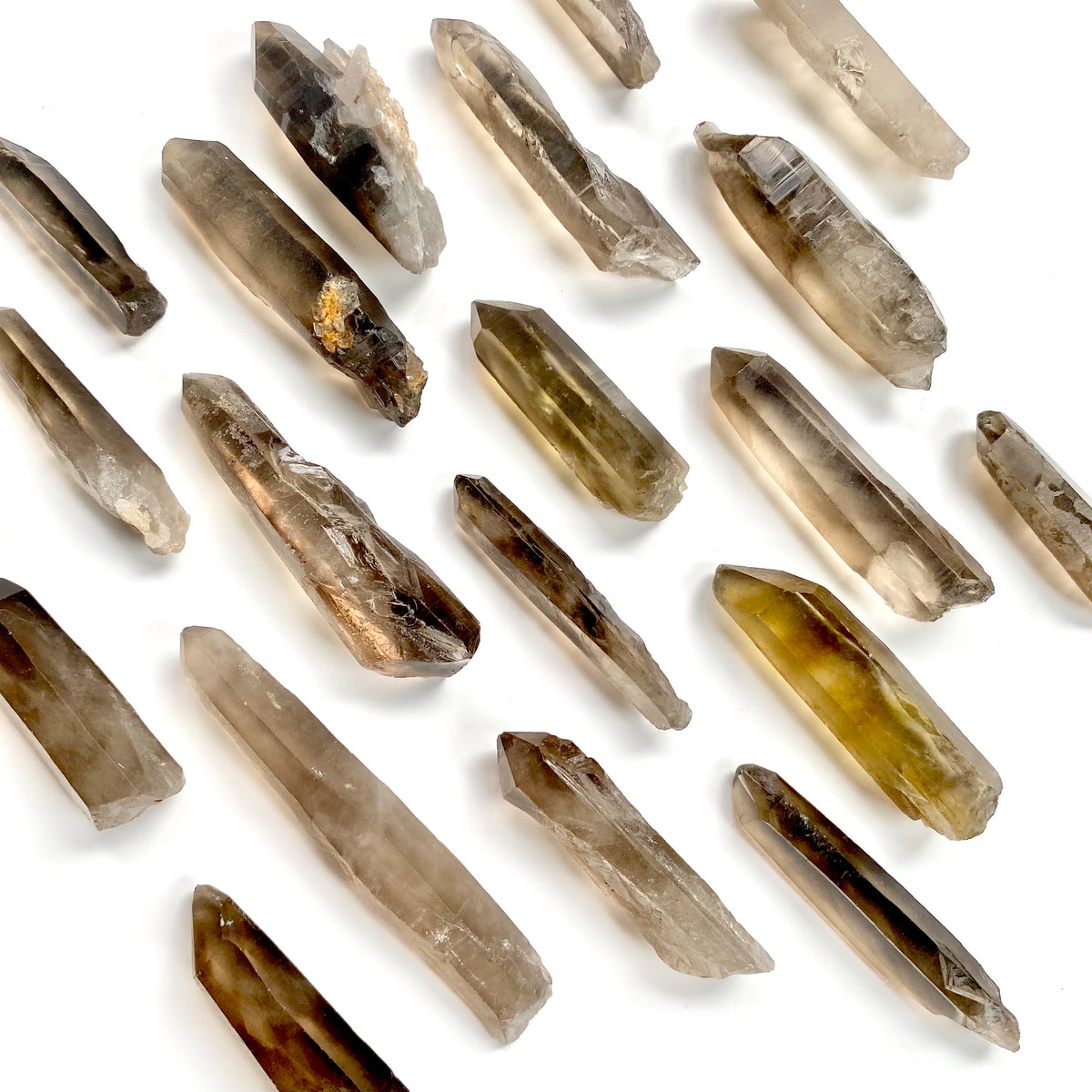 Smoky Quartz Laser Raw Points