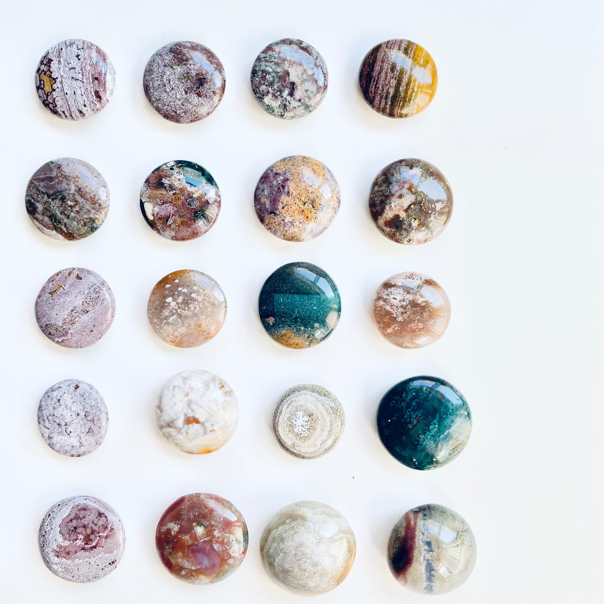 Ocean Jasper Round Disc/Coin