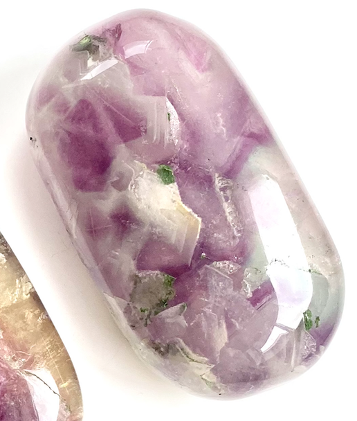 Purple | Green Fluorite Palm Stone