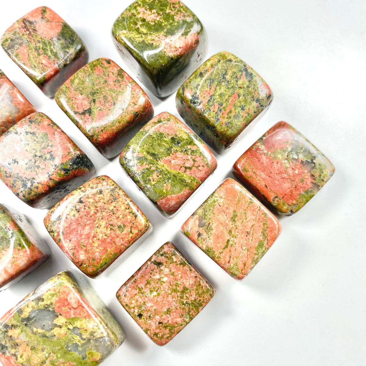 Unakite Cube