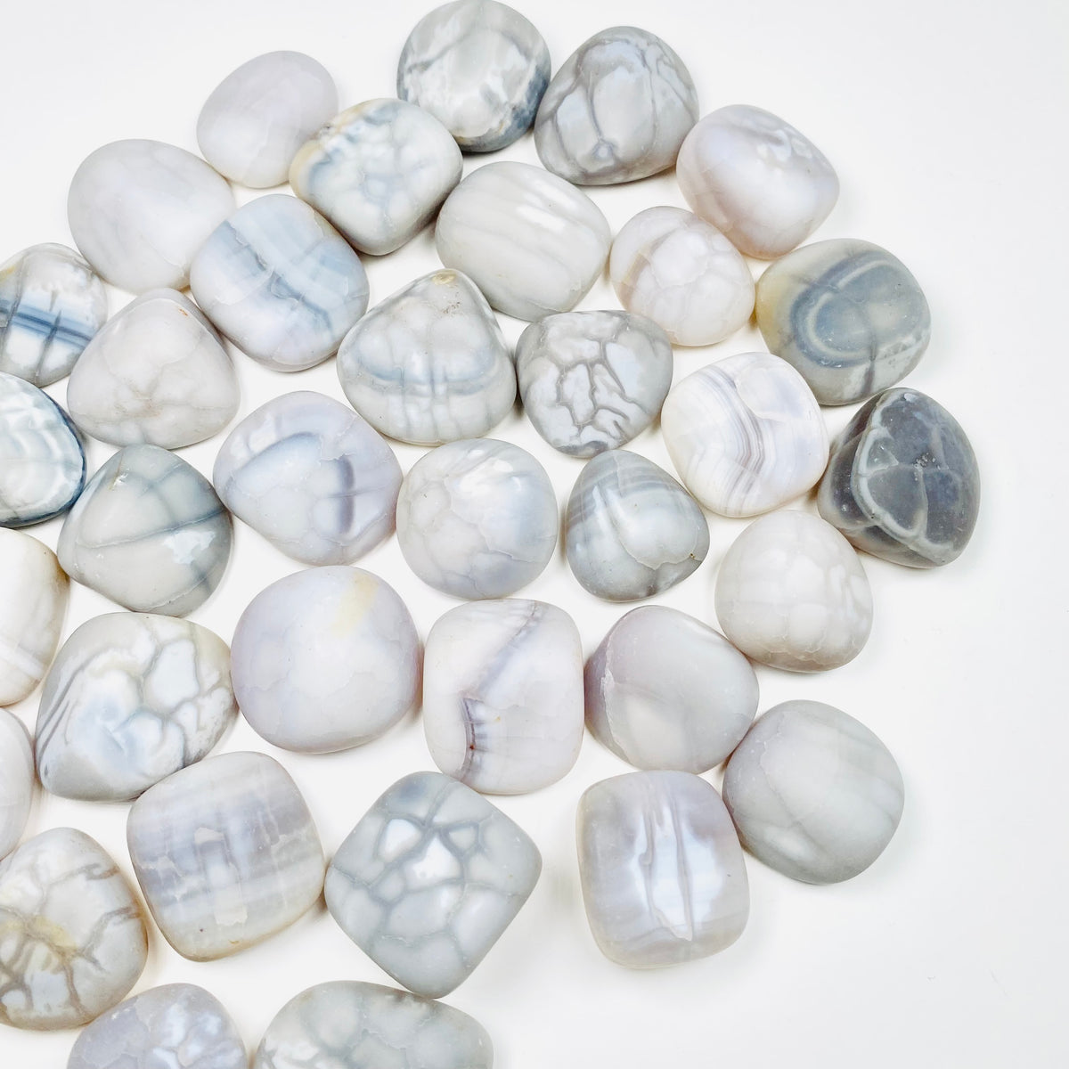 White Agate | Set of 3